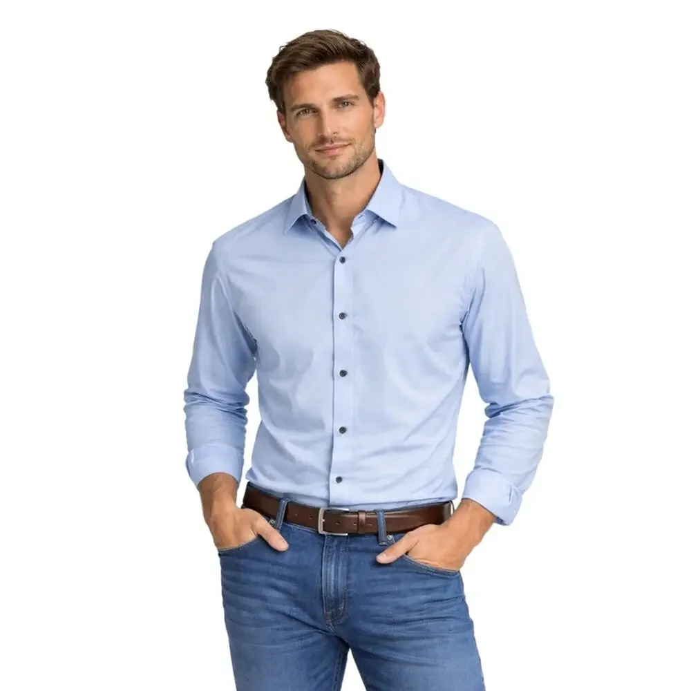 Ted Baker London Light Blue Button Down Shirt | Men’s Size 4 | Tailored Cotton